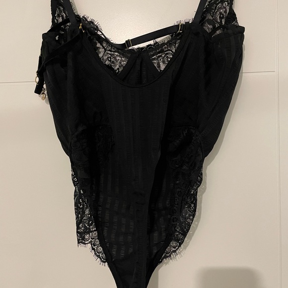 Gooseberry Intimates Black Bodysuit - Picture 3 of 5